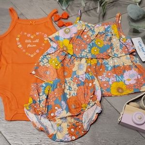 Carter's Baby girl 3piece set